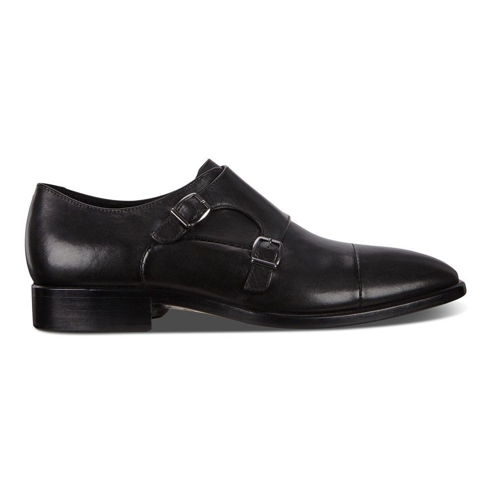 Zapatos De Vestir Hombre - ECCO Vitrus Mondial Double Monk Strap - Negros - LFD430729